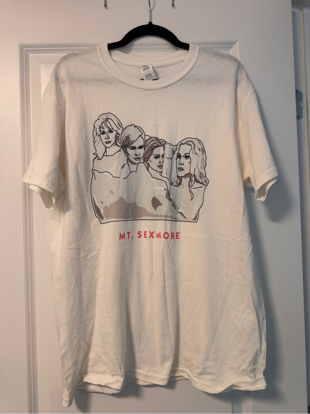 MT. SEXMORE Graphic White Short-Sleeve Men's T-Shirt Sex In The City